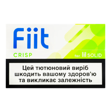 Виріб тютюновмісний для електричного нагріву for Lil Solid Crisp Fiit 20шт