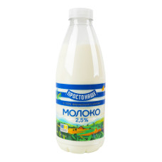 Молоко 2.5% пастеризоване Простонаше п/пл 870г