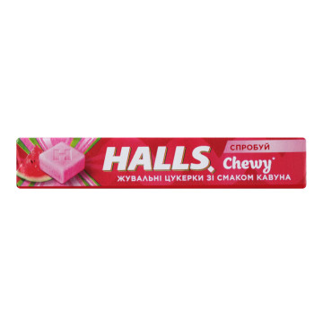 Цукерки жувальні зі смаком кавуна Chewy Halls м/у 47г