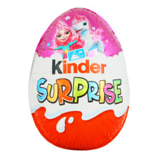 Яйце з молочного шоколаду з молочним шаром з сюрпризом Surprise Kinder м/у 20г