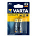 Батарейки AA 1.5V LR6 №4106 Longlife Varta 2шт