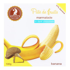 Мармелад в шоколаді Банан Pate de fruits Shoud'e к/у 100г