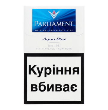 Сигарети з фільтром Aqua Blue Parliament 20шт