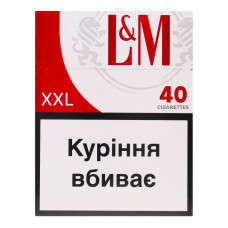 Сигарети L&M Red Label XXL 40шт