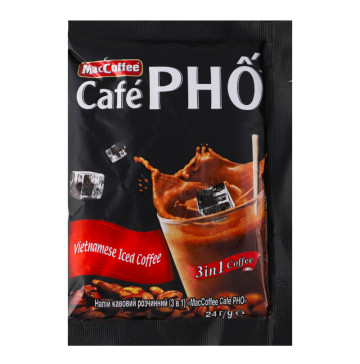 Напій кавовий розчинний 3в1 Cafe PHO МасCoffee м/у 24г