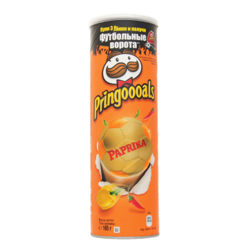 Чіпси картопляні зі смаком паприки Pringles к/у 165г