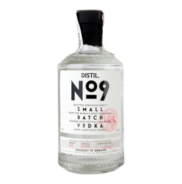 Горілка 500мл 40% Distil. №9 пл