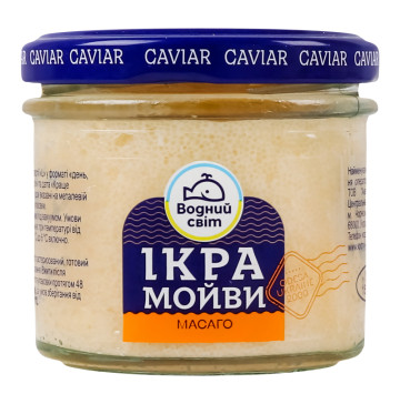 Ікра мойви пастеризована Масаго Водний світ с/б 100г