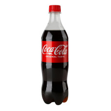 Напій безалкогольний сильногазований на ароматизаторах Original taste Coca-Cola п/пл 500мл
