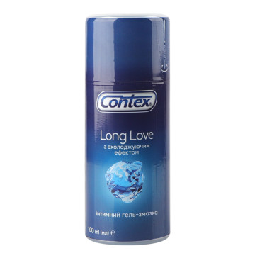 Гель-змазка інтимний з охолоджуючим ефектом Long love Contex 100мл