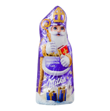 Шоколад фігурний молочний у формі Святого Миколая Milka м/у 90г