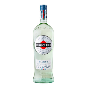 Вермут 1л 15% білий десертний Bianco Martini пл