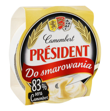 Сир плавлений 50% Camembert President ст 120г