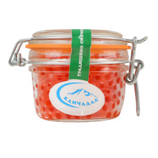 Ікра лососева зерниста червона солена Камчадал 1с с/б 160г 