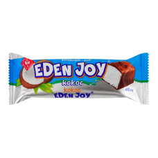 Батончик вкритий молочно-шоколадною глазур'ю Кокос Eden joy Zhytomyr Lasoshchi м/у 40г