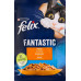 Корм консервований для котів з куркою в желе Fantastic Felix purina м/у 85г