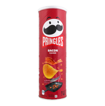 Чіпси картопляні Bacon Pringles тубус 165г
