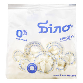 Сир кисломолочний 0% нежирний Біло м/у 350г