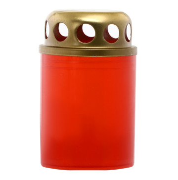 Лампадка пластмасова зі свічкою 7см №12П-01 Оском Плюс 1шт