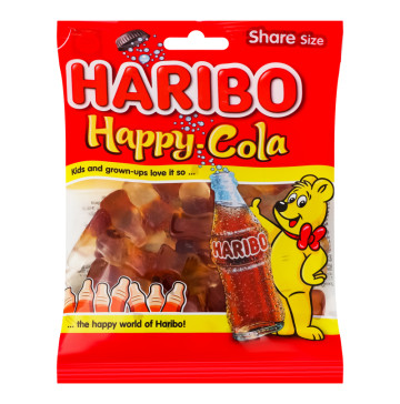 Цукерки желейні неглазуровані Happy-cola Haribo м/у 150г