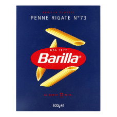 Вироби макаронні з твердих сортів пшениці Penne Rigate №73 Barilla к/у 500г