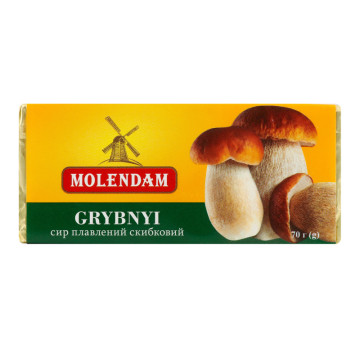 Сир плавлений 40% Grybnyi Molendam м/у 70г