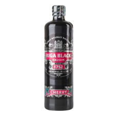 Напій алкогольний 0.5л 30% міцний зі смаком вишні Riga Black Balsam пл