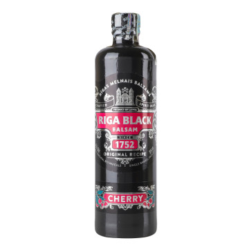 Напій алкогольний 0.5л 30% міцний зі смаком вишні Riga Black Balsam пл