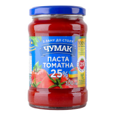 Паста томатна 25% Чумак с/б 300г