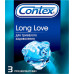 Презервативи латексні з силіконовою змазкою Long Love Contex 3шт