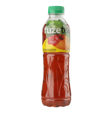 Чай холодний чорний зі смаком персика та гібіскуса Fuzetea п/пл 500мл