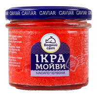 Ікра мойви пастеризована Масаго червона Водний світ с/б 100г