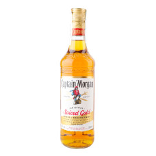 Напій алкогольний 0.5л 35% на основі карибського рому Spiced Gold Captain Morgan пл