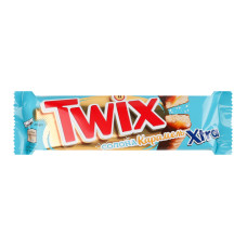 Печиво пісочне покрите молочним шоколадом Солона карамель Xtra Twix м/у 2х37.5г