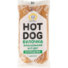 Булочка солодова Французький хот-дог Рома м/у 0.12кг
