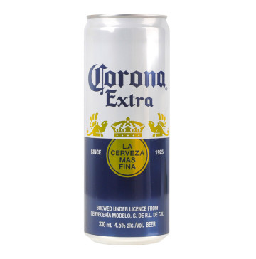 Пиво 0.33л 4.5% світле пастеризоване Corona Extra з/б