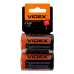 Батарейки сольові 1.5V DR20P Super Heavy Duty Videx 2шт