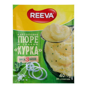 Пюре картопляне швидкого приготування Курка Reeva м/у 40г
