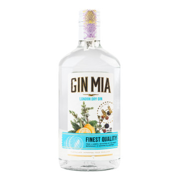 Джин лондонський сухий Gin Mia 38% с/пл 700мл