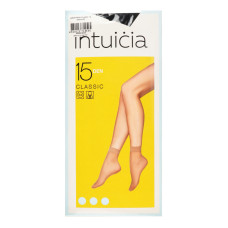 Шкарпетки жіночі Intuicia Classic 15den чорний 2пари