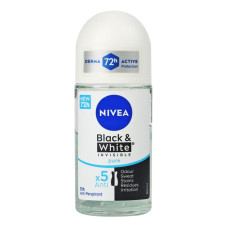 Антиперспірант Чистий Чорне та біле Невидимий Nivea 50мл
