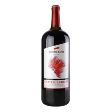 Вино 1.5л 9-12% червоне напівсолодке Chateau Laroche Koblevo пл