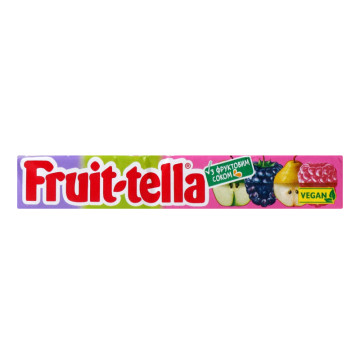 Цукерки жувальні Садові фрукти Fruit-tella м/у 41г