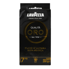 Кава натуральна смажена мелена 7/10 Qualita Oro Lavazza в/у 250г