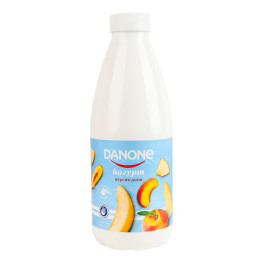 Йогурт 1.5% питний Персик-диня Danone п/пл 800г