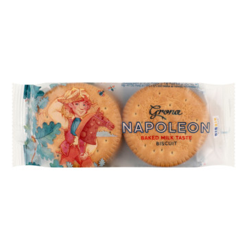 Печиво затяжне зі смаком пряженого молока Napoleon Grona м/у 72г