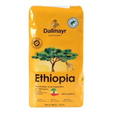 Кава натуральна смажена в зернах Ethiopia Dallmayr м/у 500г