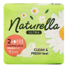 Прокладки гігієнічні ароматизовані Normal Plus Ultra Naturella 9шт