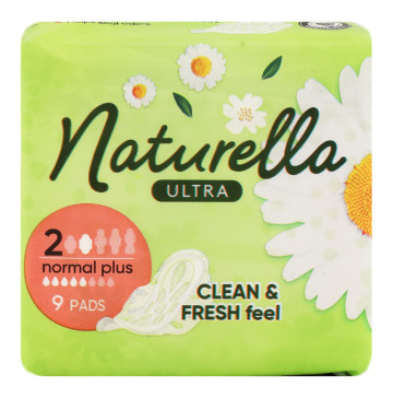 Прокладки гігієнічні ароматизовані Normal Plus Ultra Naturella 9шт