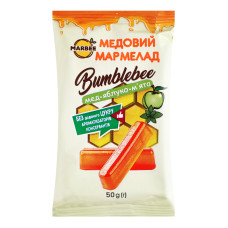 Мармелад медовий Мед-яблуко-м'ята Bumblebee Marbee м/у 50г